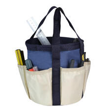 Gartengerätetasche, robuste und waschbare Canvas-Gartentasche mit mehreren tiefen Fächern, ergonomischem Softgriff und waschbarem Stauraum für