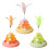 Cats Teaser Toy 3 Layer Feather Toy RollerTrack-Green 2