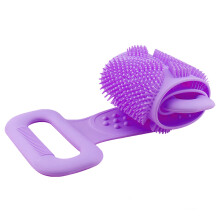 Hygiënisch siliconenmateriaal voor het hele gezin, massage- en reinigingstool, lange doucheborstel, perfect voor het scrubben van het lichaam, zacht