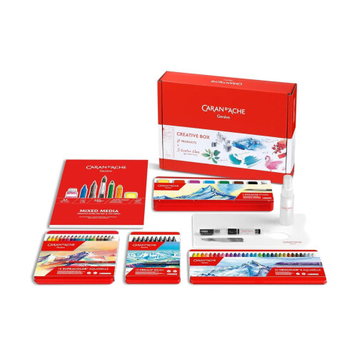 Caran d'Ache Creative Box - Multi-Medium Art Set for All Skill Levels 2
