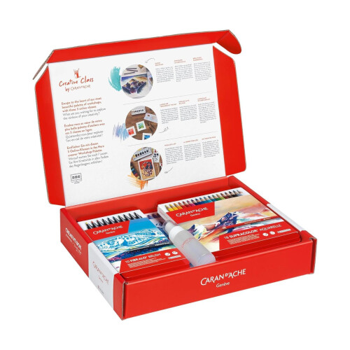 Caran d'Ache Creative Box - Multi-Medium Art Set for All Skill Levels 1