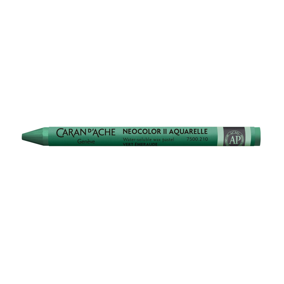 Caran d'Ache Neocolor II Water-Soluble Wax Pastels â Artist 84 Professional Shades - 210 Emerald Green-image-OPC-PNSV5H6-NEW