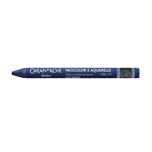 Caran d'Ache Neocolor II Water-Soluble Wax Pastels – Artist 84 Professional Shades - 139 Indigo Blue