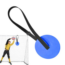 Football Training Target with Adjustable Tapes, Tear Resistant for Practice, Blue