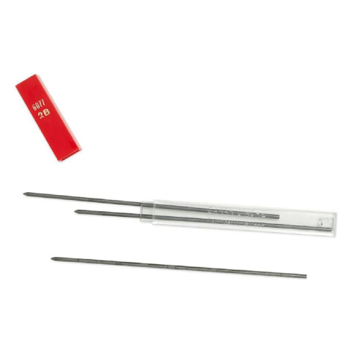 Caran d'Ache Technograph 2mm 2B Replacement Leads - 3pcs Technical Pencil Refills 1
