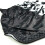 (Large) Twins Jungle  Muay thai Shorts - Black/White 4