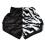 (Large) Twins Jungle  Muay thai Shorts - Black/White 2