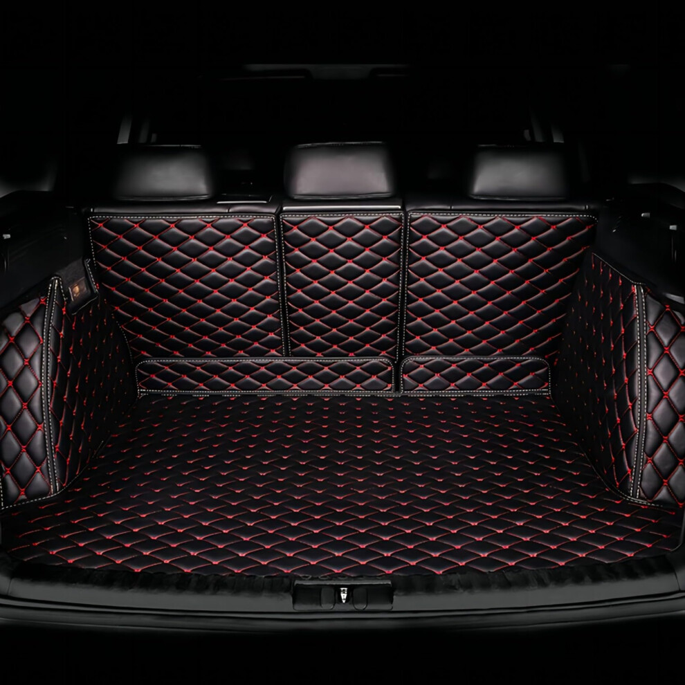 Boot Liner 20182023 Waterproof Leather Antiscratch Full Coverage Trunk Mat Blackred For Ford Ecosport 9119770868138