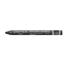 Caran d'Ache Neocolor II Water-Soluble Wax Pastels – Artist 84 Professional Shades - 409 Charcoal Grey