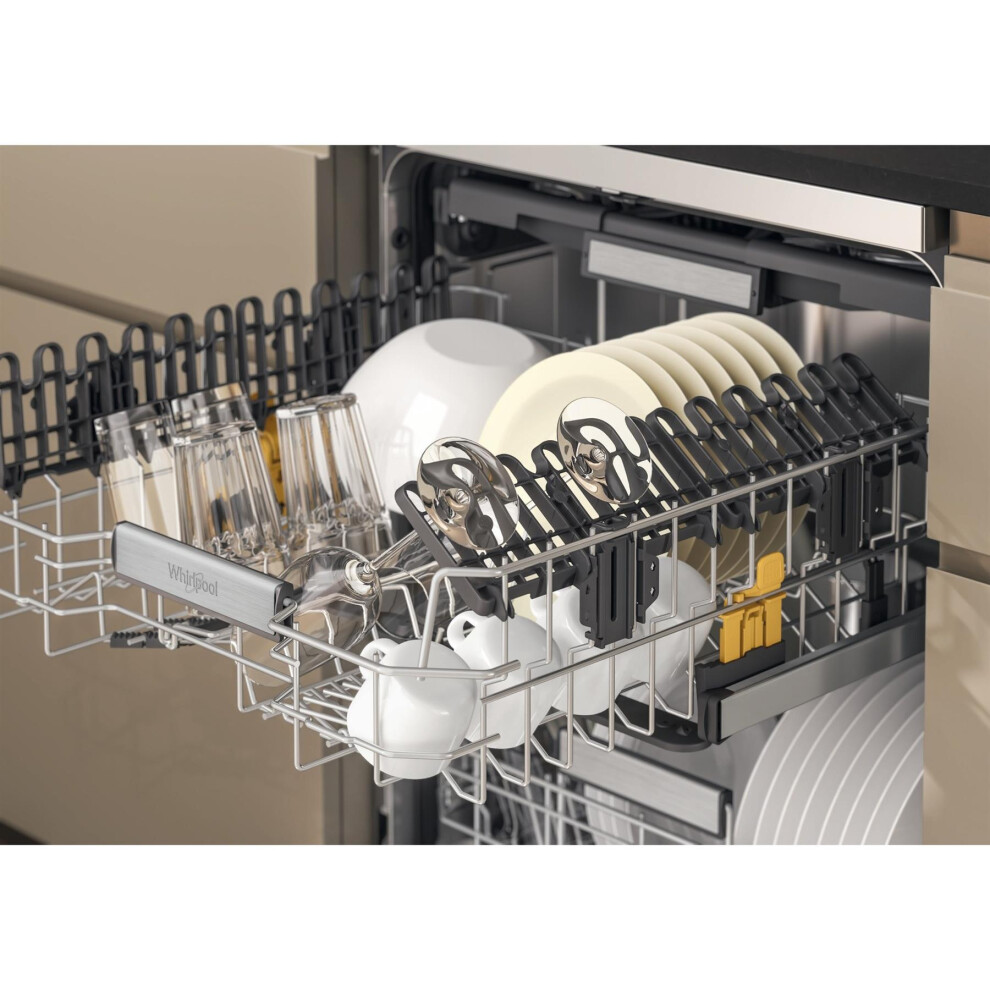 Whirlpool Standard Dishwasher - Stainless Steel - B Rated