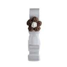 Convenient Bag Connector-Coffee color Silver suitcase buck