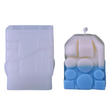 3D Cubic Candle Molds for DIY Candle Soap Craft Chocolate-6