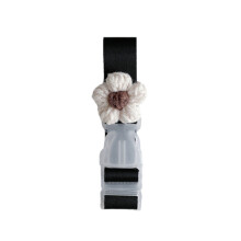 Unique Travel Accessory Baggage Strap-ecru black suitcase buckl