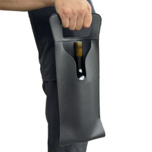 Royale wijndragers wijnfles cadeautas voor wijnproeverijen-Zwart