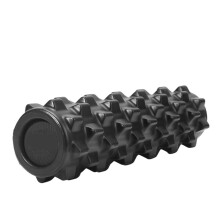 Foam Roller Press Gymnastics Pulley Yoga Column 45x12.5cm Black Fitness Equipment for Back Massage and Muscle Relaxation