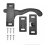 Car RV Screen Door Latch Right Hand Handle Kit Win 1