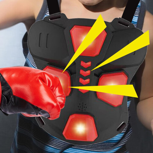 LED Illuminated Musical Punch Jacket with Gloves for  38 1