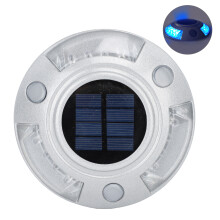 LED-Straßenmarkierungsleuchte, solarbetrieben, wasserdicht, kabellos, aus hochwertigem Aluminium, energiesparend und langlebig – ideal für