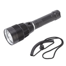 Linterna de buceo LED superbrillante, resistente al agua, recargable IPX8, luz subacuática con construcción de aleación de aluminio, haz de