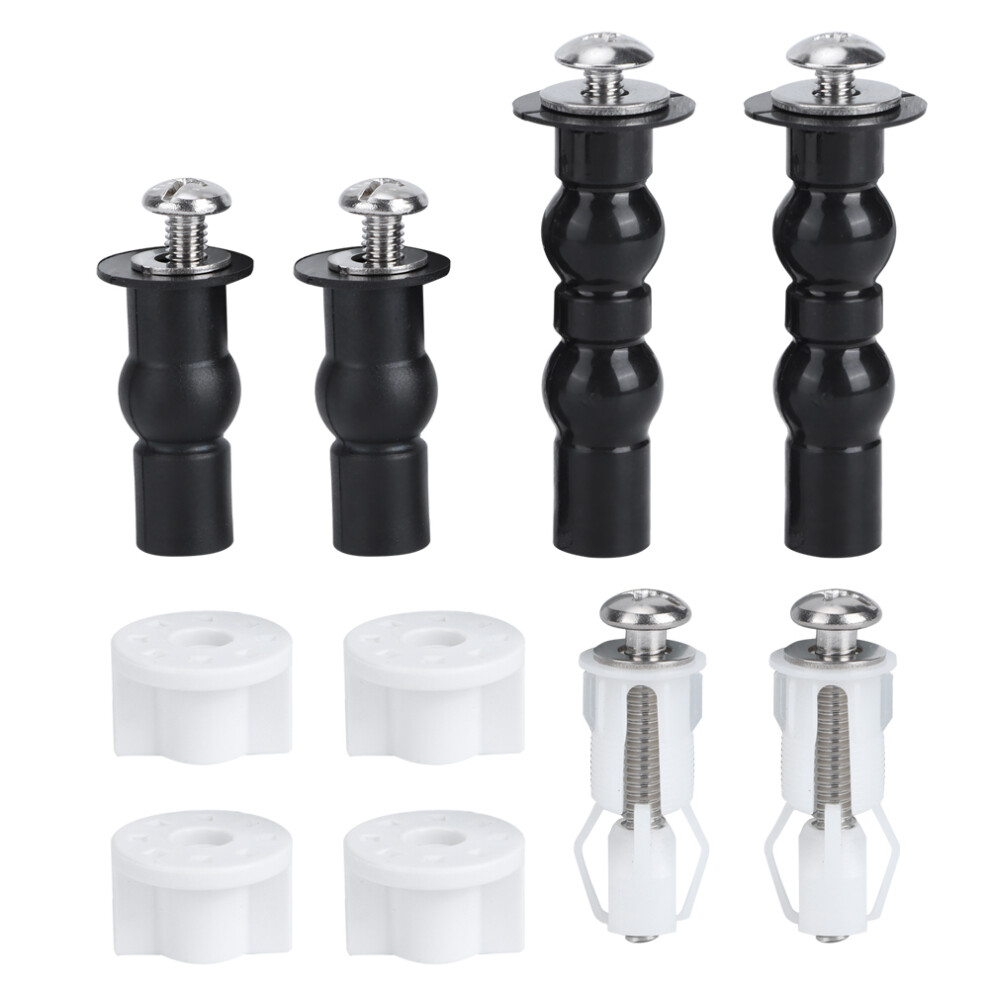 Stainless Steel Gasket Toilet Seat Bolts Rubber Bungs Universal Toilet Seats Screws Toilet Seat Hinges Bolt Screws Easy Installation Toilet Seat Fixin 9554910915134