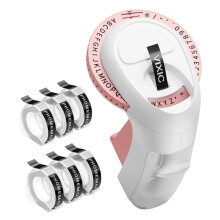 Labelprinter E975 Etiketteerapparaat-Roze met 6 rollen
