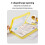 Clear PVC Folder File Organiser Water Resistant Large-Yellow 7