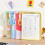 Clear PVC Folder File Organiser Water Resistant Large-Yellow 4