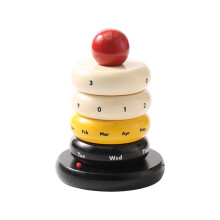 Creative Eternal Calendar Tabletop Calendar Rotating Desk-C
