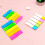 1000Sheets Colored PET Labels Writable Adhesive Label- 3 7