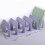 Practical Book Stands Acrylic Book End File Sorter-Purple A 5