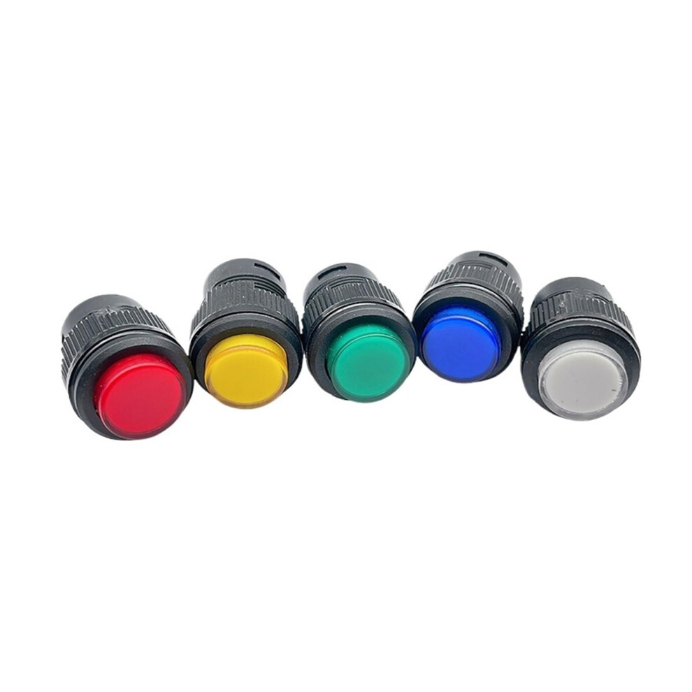 2Pcs Button Button Switch R13503 Button Switch Jog Switch Tallation Hole 16Mm2 Pin Unlocked Press On(White,Momentary) Ref: 8685 9365049126564