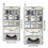Closet Hanging Organizer for Bra Underwear-Double side grid sm 2