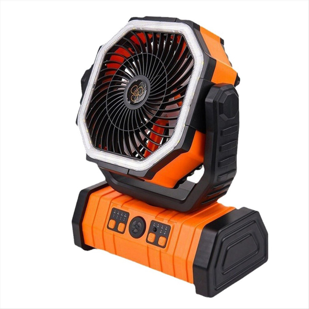 10000Mah Battery Fan Rechargeable With Hook&Bright 4851371437690