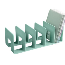 Acrylic Bookends Book Storage Stand Reading Shelf File-Green B