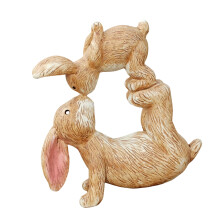 Pièce d’accent Sweet Kiss Bunnies parfaite pour les décors