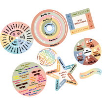 Sensory Anxiety Sticker Decompression Soothing Sensory-24 packs