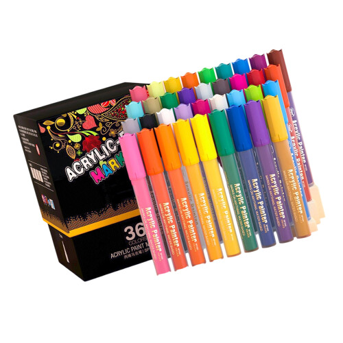 Acrylic Marker Water Based Inks Quick Drying Acrylic Paint-36
