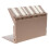 Gradient Color Bookends Book Stoppers Piano Key Bookends-brown 1