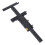 T-shaped Ruler Sliding Edge Ruler Woodworking Scriber-Black 1