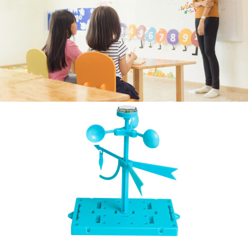 DIY Wind Vane Model STEM Toy Plastic Assemble Toy Educational 1