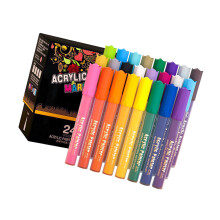 Acrylic Paint Pen 8/12/24/36/48 Color Water Resistant Quick-24