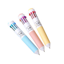 3 stuks veelkleurige pen 10-kleur-in-1 schrijfpennen voor het