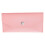Lederen Cash Organizer Case Geld Portemonnee-Lichtroze 1