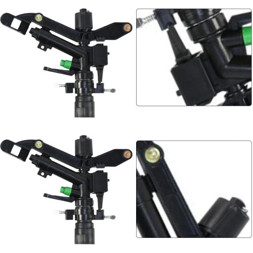 2 x adjustable nozzle for efficient cooling and dust cleaning in gardens 2