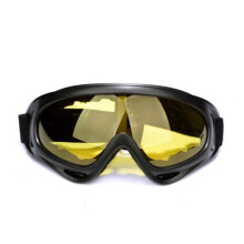 Skibrille, Winddichte Skibrille for Erwachsene, OutdoorSportbrille, AntibeschlagMotorradFahrradbrille (Bright Yellow)