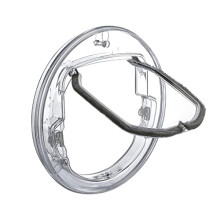 Cat Flap for Cats and Dogs, Large Cat Flap, Window Door, Sliding Glass Doors with 4 Locking Options (Clear)