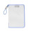 Letter Size Folder Water Resistant Clear PVC Document-Blue 1