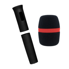 Ensemble de housses de protection pour microphones pour-Noir