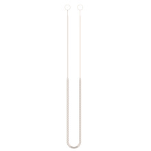 Comfortable Silicone Antiloss Straps Tether Neck-beige color