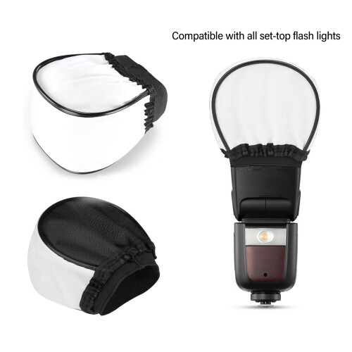 2Pcs Camera Flash Diffuser for Flashgun Camera Providing Natural 1